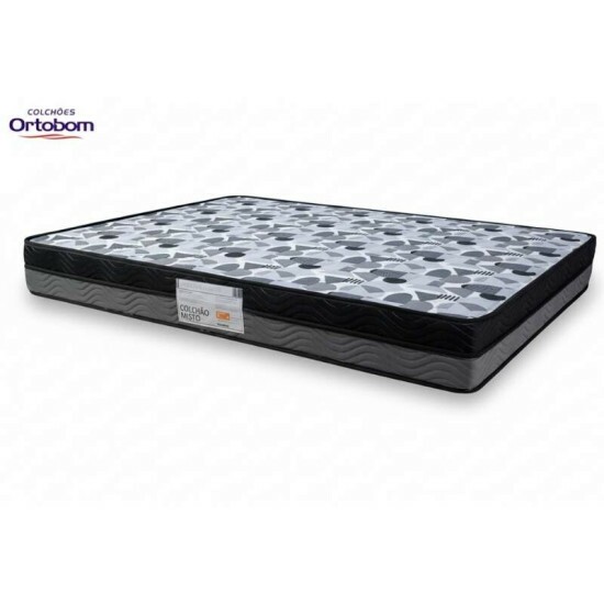 Colchão Casal Ortopédico EPS Iso Dupla Face D-33 138x188x20 - Ortobom | Suporta até 260kg